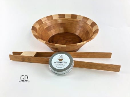 Hand turned wooden bowls